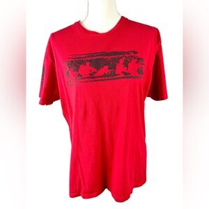 Grunt Style Red Graphic Tee Men’s Large
